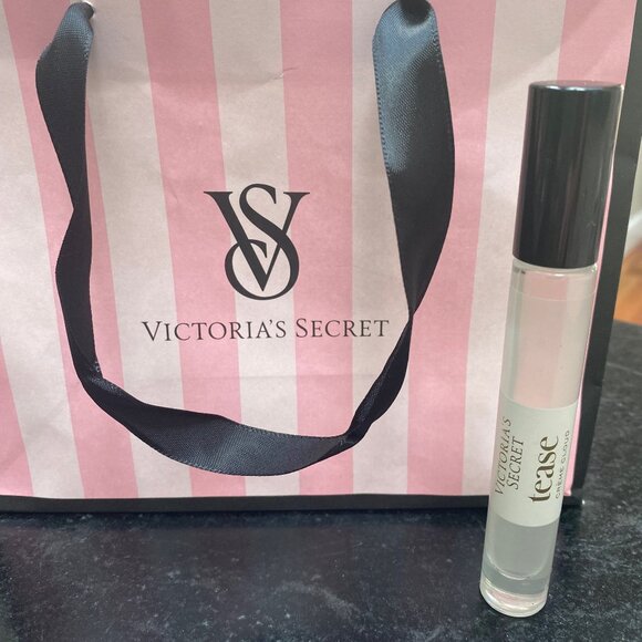 VICTORIA'S SECRET TOTE BAG & TEASE CREME CLOUD ROLLERBALL - Picture 2 of 5